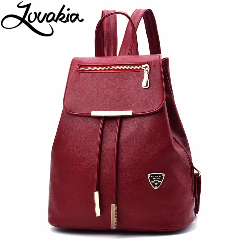 Buy LOVAKIA women backpack leather backpacks softback bags brand name bag