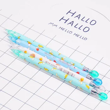 P18 4X Simple Cute Food Pill Style Mechanical Pencils School Office Supply Student Stationery Press Automatic Pencil