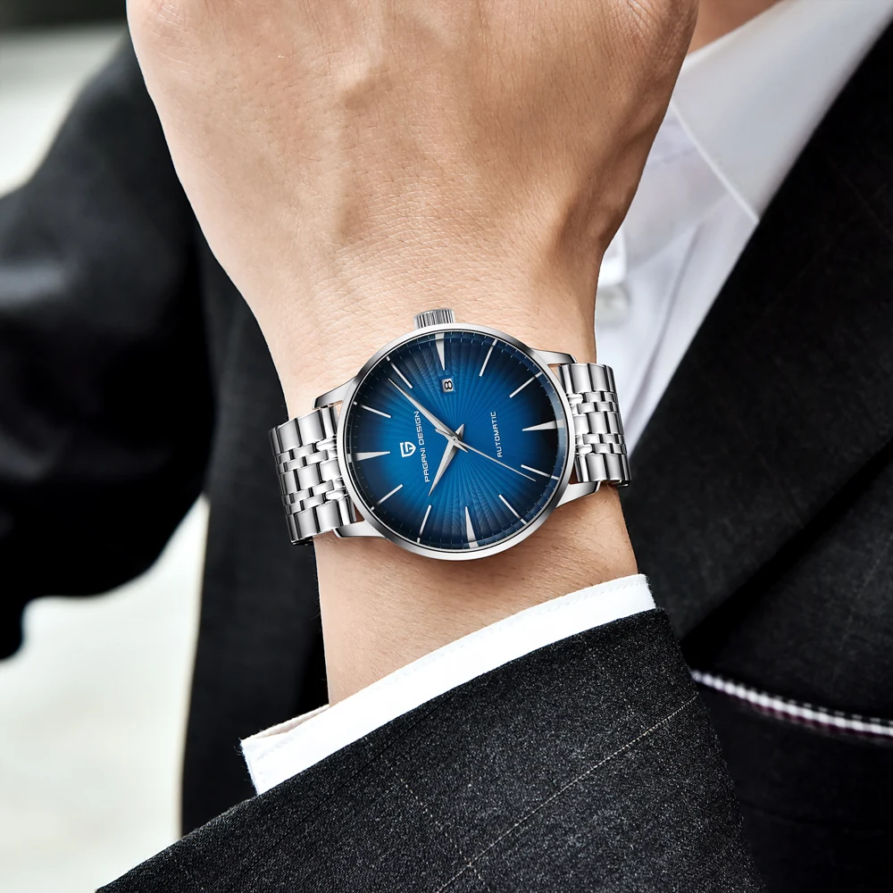US $62.99 PAGANI DESIGN Mens Fashion Casual Mechanical Watches Waterproof 30M Stainless Steel Brand Luxury Automatic Business Watch saat