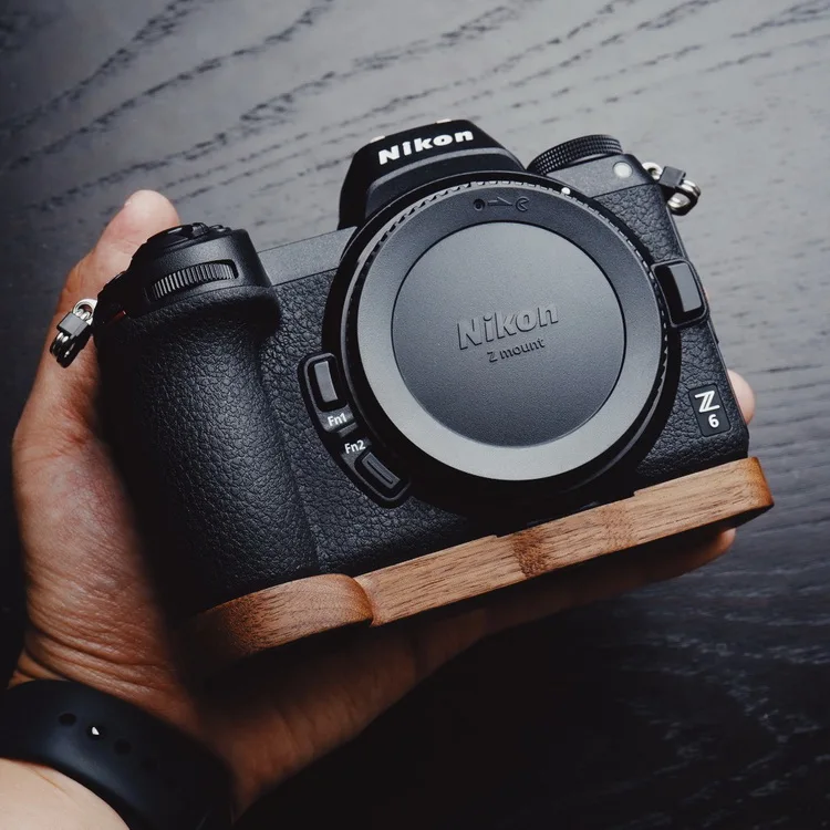 Высокое качество ручной работы деревянные быстросъемные L пластины/L кронштейн идеально подходит для Nikon Z7 Z6 рукоятка держатель