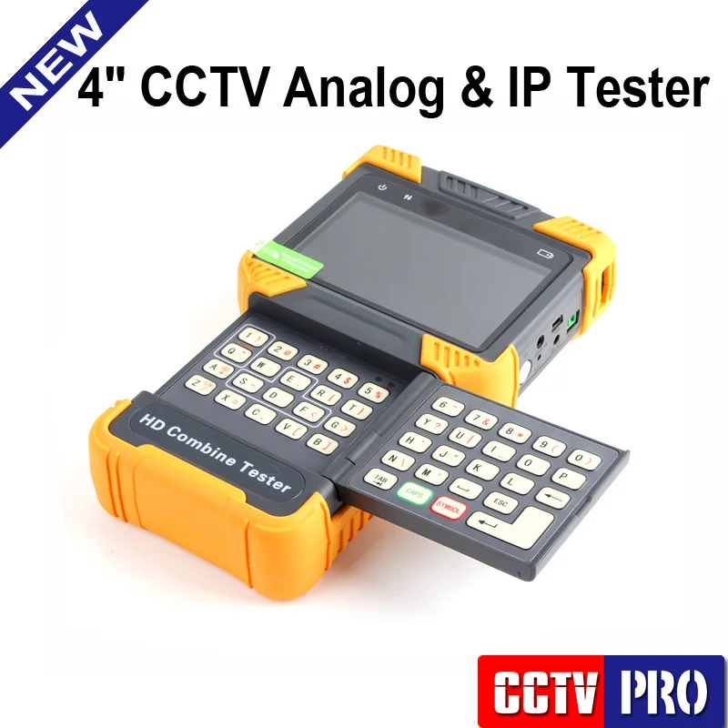 

4.0'' LCD Screen 1080P HDMI CCTV Analog & IP Tester/POE Test/ CVI Camera Tester With 8G Momory card and Video Record