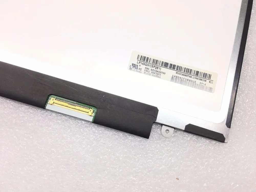 SP B1 LAPTOP LCD SCREEN FOR LENOVO 00HN826 14.0/" SD10A09837 LP140QH1