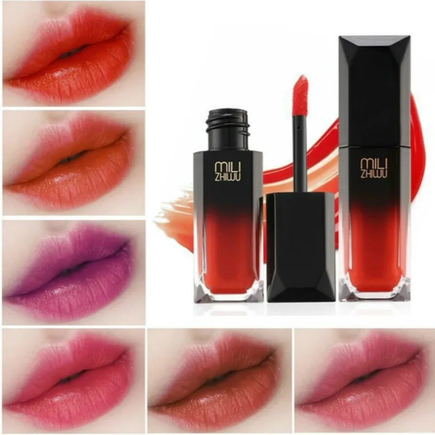 

10 Color Velvet Mist Matte Moisturing Lip Balm Matt Liquid Lipstick Women Make Up Cosmetis Mate Batom Beauty Sexy Lipgloss