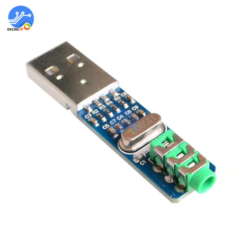 USB PCM2704 Аудио Звуковая карта DAC декодер модуль 5 в HIFI динамик звуковая плата для Arduino Raspberry Pi 16 бит