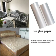 1 шт украшения Пылезащитная пластиковая пленка мебель Пылезащитная пленка одноразовая Пылезащитная крышка дивана 2,7 м* 20 м
