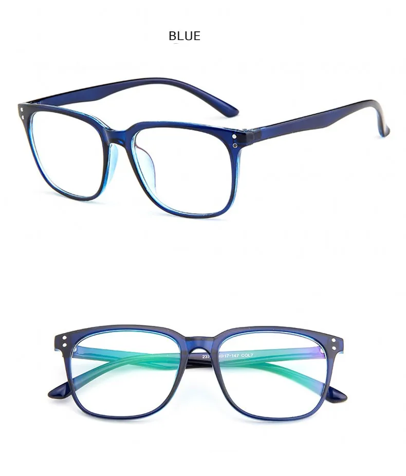 Очки для мужчин женщин квадратный бренд дизайнерская оправа для очков ретро оптический компьютер женский прозрачный глаз оправа для очков