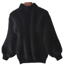 Women Winter Sweater Thicken Warm Turtleneck Sweater 2019 New Fashion Lantern Sleeve Pullover Sweaters Autumn Casual Clothes Women Winter Sweater Thicken Warm Turtleneck Sweater 2019 New Fashion Lantern Sleeve Pullover Sweaters Autumn Casual Clothes