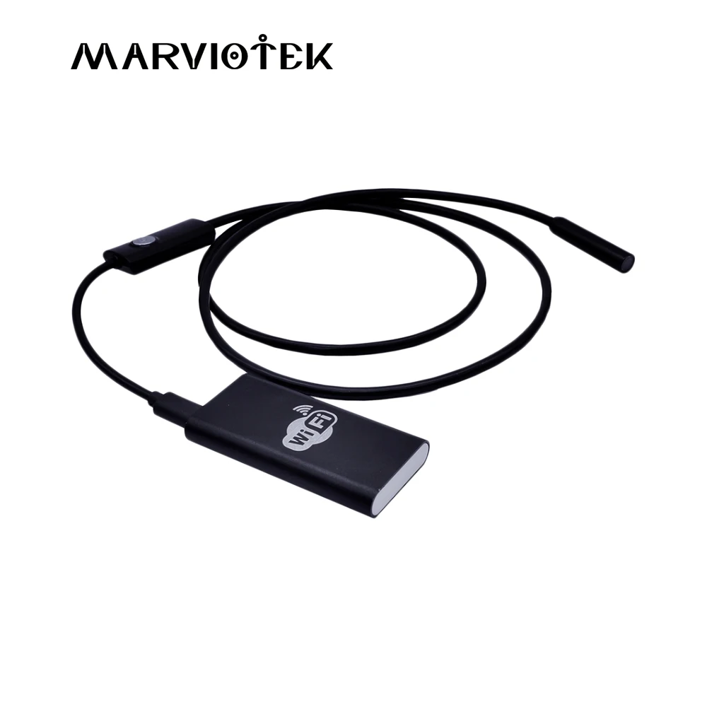 

MARVIOTEK Waterproof WIFI Endoscope Camera Soft Cable Inspection Camera 9mm USB Endoscope Borescope IOS Endoscope For Iphone