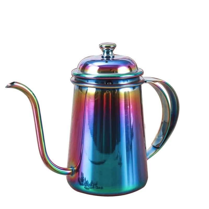 Thicken SUS 304 Stainless Steel Long Narrow Coffee Pot Punch, Tea Pot