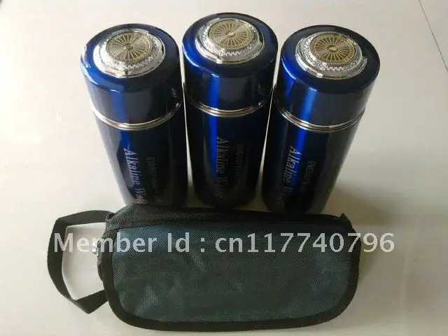 

New arrival 3pcs per lot 304# stainess steel blue color alkaline water cup alkaline water ionizer nano energy cup free shipping