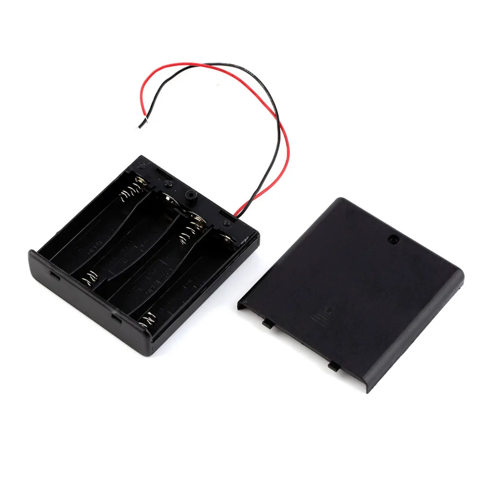 Free shipping by DHL Battery Cover Box Plastic Holder with ON/OFF Switch for 4 x AA 1.5V Batteries 100pcs/lot Hot Free shipping by DHL Battery Cover Box Plastic Holder with ON/OFF Switch for 4 x AA 1.5V Batteries 100pcs/lot Hot