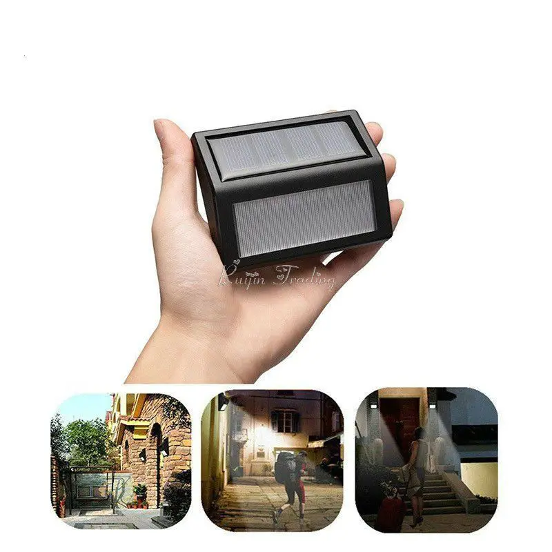 

IP65 Waterproof Solar Powered 6 LED Wall Mounted Lamp Deck Yard Pathway Porch Garden Decoration Security Outdoor Light