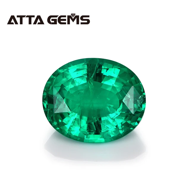 US $100.34 Columbian Emerald Loose Gemstone Faced Jewelry Design Carats Hydrothermal