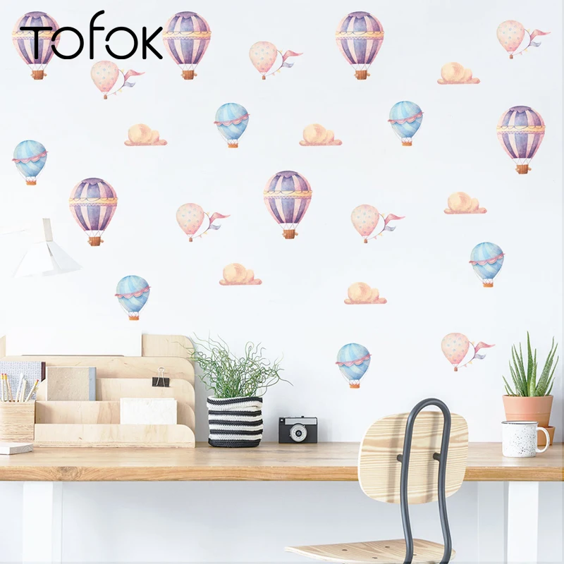 Tofok PVC 24 قطعة/المجموعة الساخن الهواء بالون خلفيات الملونة الطفل الأطفال غرفة نوم صائق القابلة للإزالة DIY الفينيل الثلاجة مجلس الوزراء الباب د... Tofok PVC 24 قطعة/المجموعة الساخن الهواء بالون خلفيات الملونة الطفل الأطفال غرفة نوم صائق القابلة للإزالة DIY الفينيل الثلاجة مجلس الوزراء الباب د...