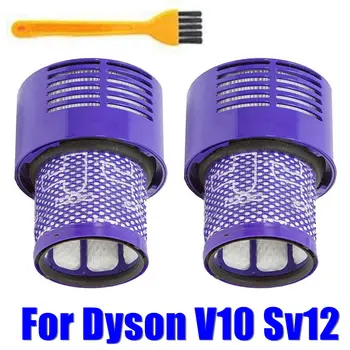 

Washable Big Filter Unit For Dyson V10 Sv12 Cyclone Animal Absolute Total Clean Cordless Vacuum Cleaner, Replace Filter