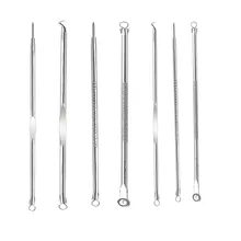 OneSpring недавно из нержавеющей лица акне пятна Прыщ Remover Инструмент для извлечения удаление акне Набор инструментов Freeshipping 30p1010