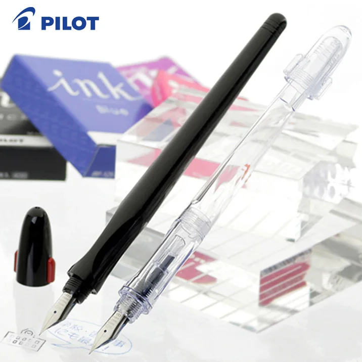 

Luxury Pilot Brand FP-50R Fountain Pen Unique Design Writing practice Ink School Pens with Cute Cap For Student Supplier Gift