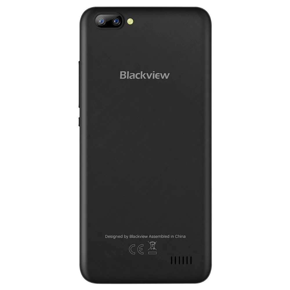 Blackview A7 MT6580A четырехъядерный мобильный телефон 5,0 дюймов двойная задняя камера Android 7,0 смартфон 2800 мАч 1 Гб ram 8 Гб rom мобильный телефон