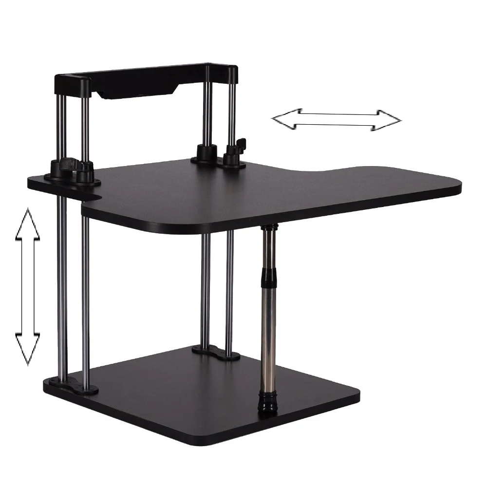 Sit Stand Desk Riser Height Adjustable Lightweight Standing Laptop