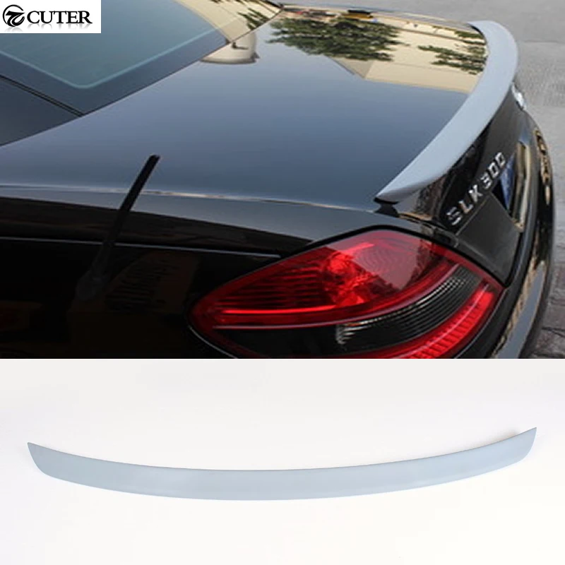 

Hot sell R171 SLK200 SLK280 PU Rear Car Wing Spoiler Trunk Boot Lips For Benz R171 SLK300 SLK350 AMG 05-10