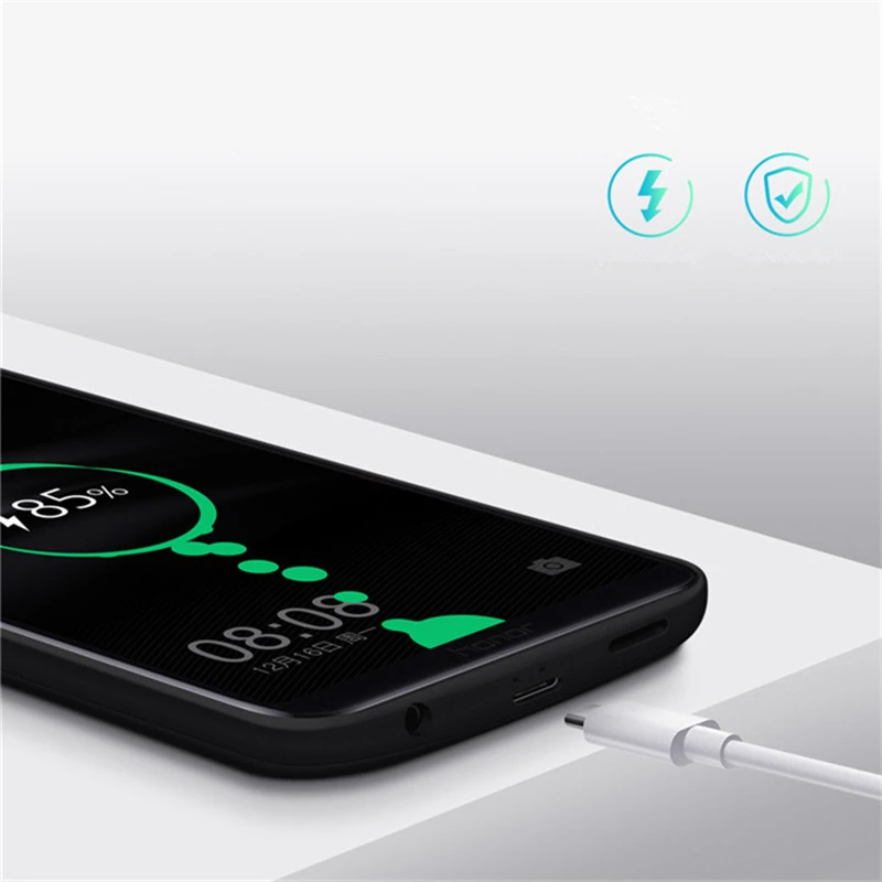 SPCASE 5000 мАч Портативный Батарея Зарядное устройство чехол для huawei Honor Play