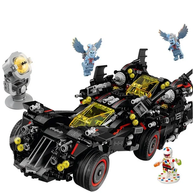 

legoe Batman 07077 1496Pcs Marvel Super Heroes Genuine Movie The Ultimate Batmobile Building Blocks Bricks Toys Compatible 70917