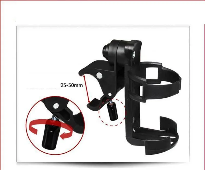 2017 New Multi-Function Rotata Baby Stroller Bottle Rack Child Trolley Car Accessories Bicycle Quick Release Water Cup Holder 05