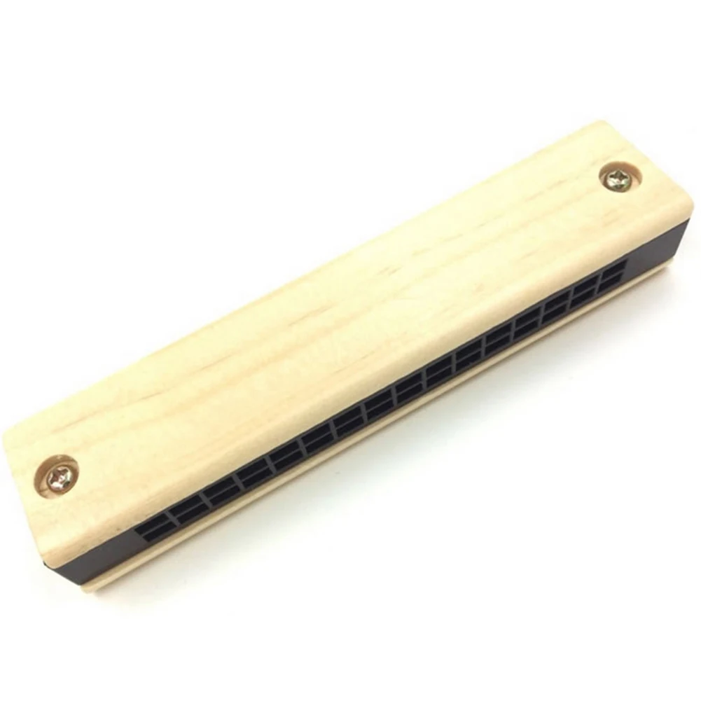 

New Funny Wooden Harmonica Kids Music Instrument Educational Child Attractive Toy