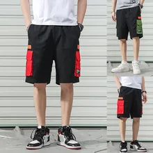 Pantalones cortos hombre мужские Шорты повседневные рабочие Брюки с карманами пляжные мешковатые шорты homme
