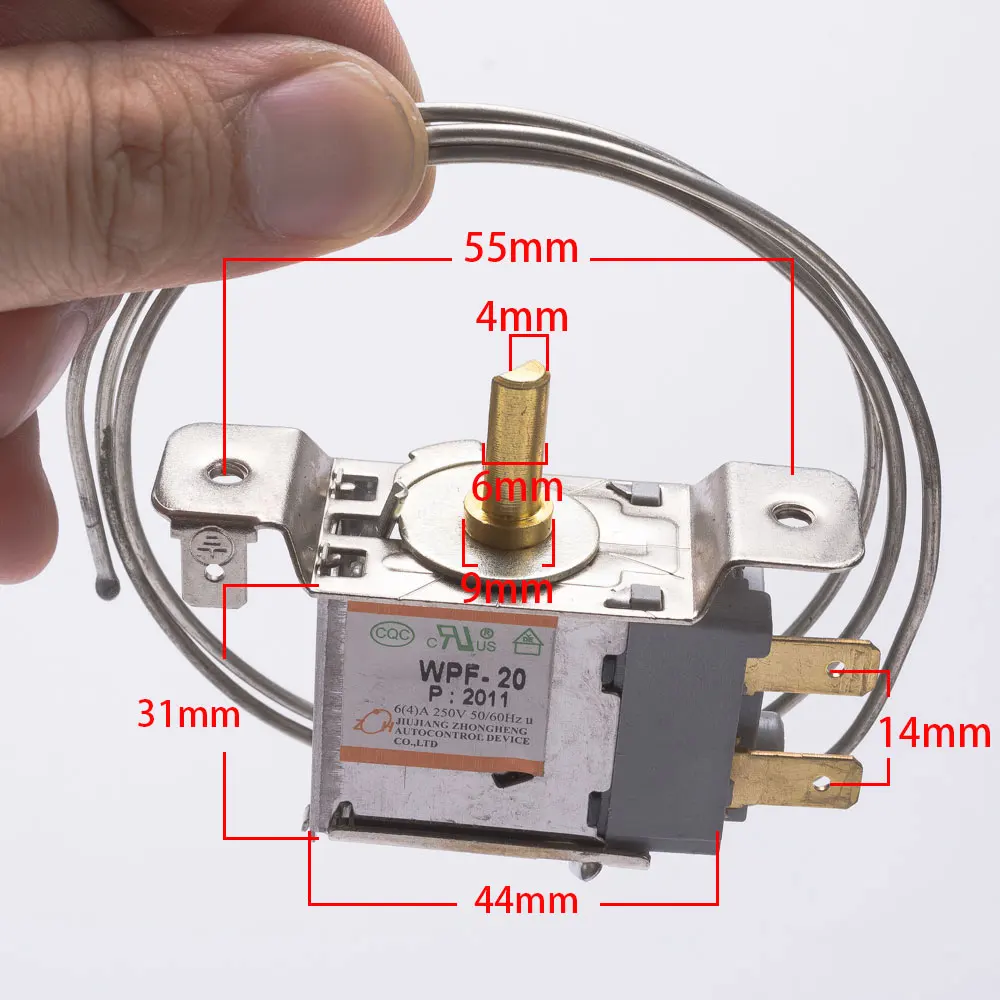 Купить 2 контакта универсальный холодильник термостат 2 фута 68 мм ...