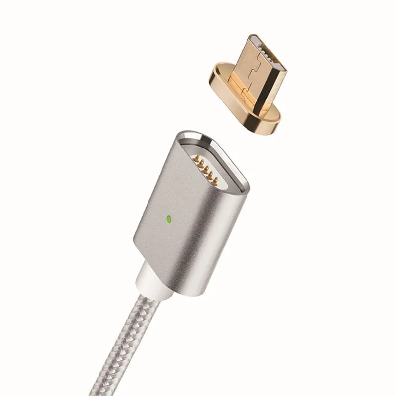 

Micro USB Magnetic Cable Nylon Weave USB To Micro Male To Male Fast Charging Data Sync Charger Cable For Xiaomi Huawei Android