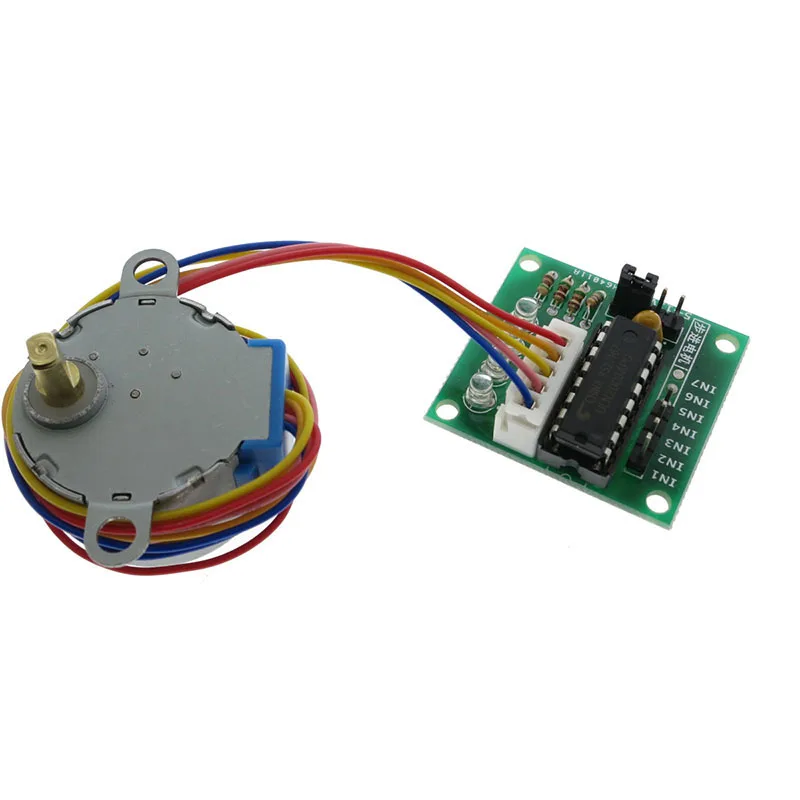 

28BYJ-48 5V 4-Phase DC Gear Stepper Step Motor + Driver Board ULN2003 with drive Test Module Machinery Board for Arduino DIY Kit