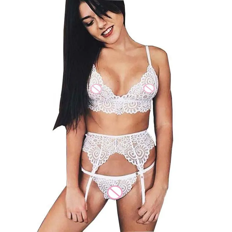 

Plus Size Lenceria Sexy Lingerie Hot Black Transparent Lace Babydoll Women's Underwear Sexy Costumes Erotic Lingerie Sexy Garter