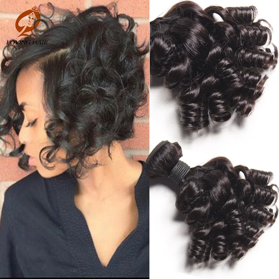 

8A Short Brazilian Curly Weave Human Hair 3 Bundles Natural Black Bouncy Curls Brazilian Hair Cheap Virgin Curly Weave Bundles