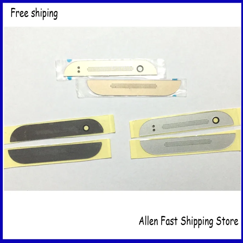 1 Pcs Free Shipping Original Top Bottom Housing Front Face Cover Case For HTC One Mini