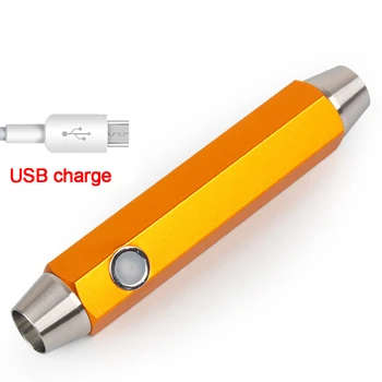 

Powerful 365NM UV Light Portable LED Torch Jade Work Lamp USB Rechargeable LED Flashlight Jewelry Gemstone Amber Inspection