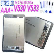 Starde New 8.0" For LG G Pad X2 8.0 Plus FHD V530 V533 LCD Display Touch Screen Digitizer Assembly V533 Display Parts