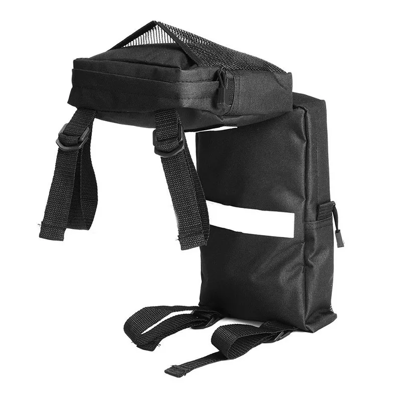 

2pcs Black Waterproof Cargo Storage Fender Side Tank Saddle Bags Accessories Parts 45x19cm Suitable For Hunting ATV UTV