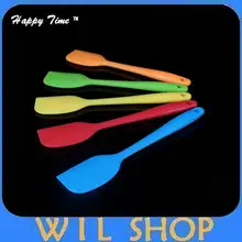 DHL красочная силиконовая лопатка-скребок набор кистей устойчивость к высокой температуре интегрированные инструменты для выпечки кондитерских изделий смеситель для масла