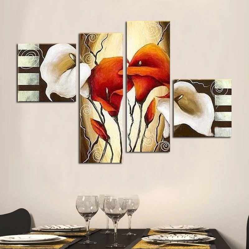 

MODERN ABSTACT OIL PAINTING 100%PAINTED BY HAND love bird free shipping