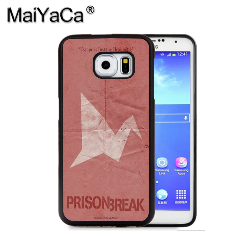 MaiYaCa Prison Break 3 Phone Case For Samsung S9 S8 Plus S7 S6 Edge Note 8 7 5 S5 S4 Print Rubber Cases |