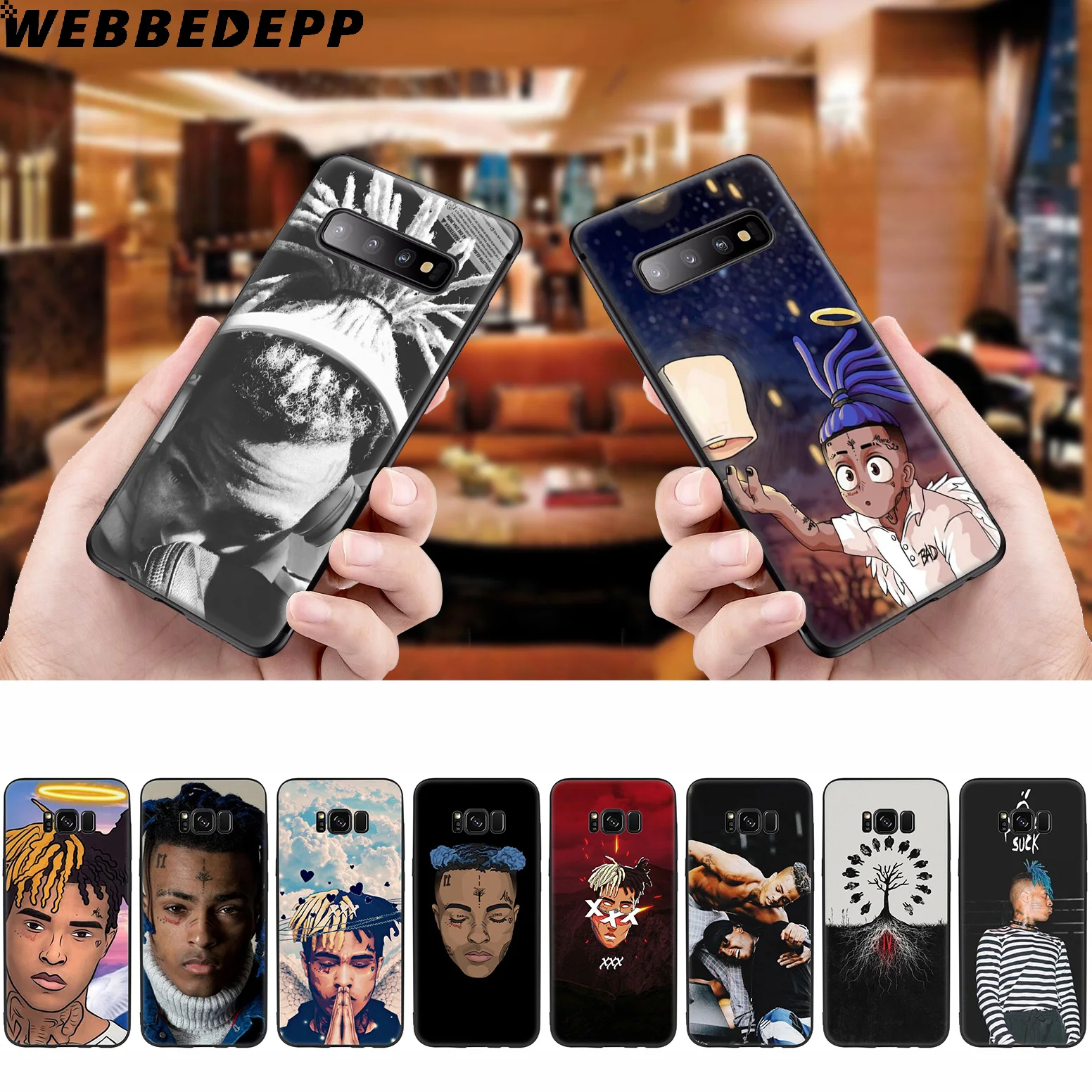 WEBBEDEPP Xxxtentacion Soft Case for Samsung Galaxy S10 S10e S9 S8 Plus S7 S6 Edge &amp J6 2018 Note 10 9 8 |