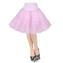 Женская винтажная Нижняя юбка 25-длина красочная Нижняя юбка Свадебная юбка