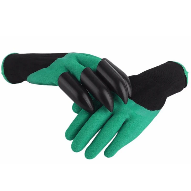 

Safety Gloves Garden Gloves Rubber TPR 1 Pair Thermo Plastic Builders Work ABS Plastic Claws Household Digging Gloves