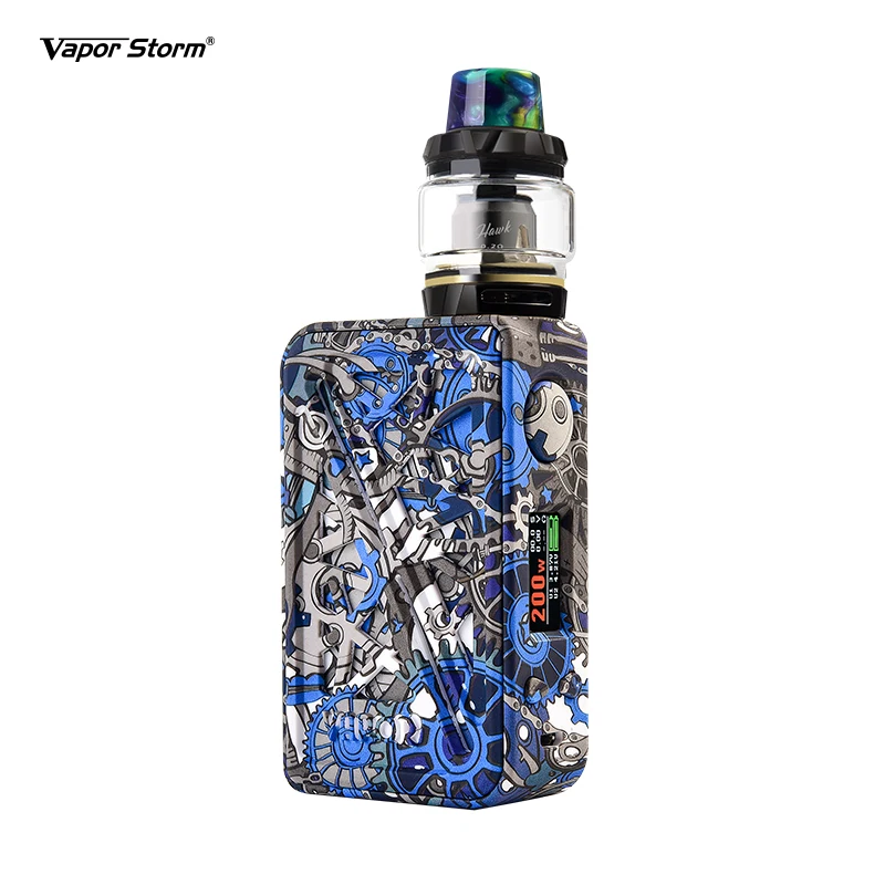 Вейп-мод Vapor Storm Subverter 200 Вт полый дизайн огромная электронная сигарета TC TCR TFR экран