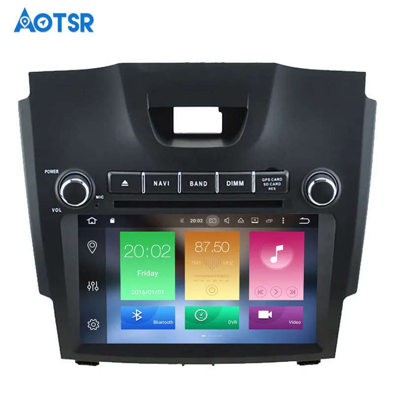 Best Android 8.1 Car GPS Navigation Car DVD player For Chevrolet S10 ISUZU D-MAX head unit radio tape recorder multimedia player IPS 10