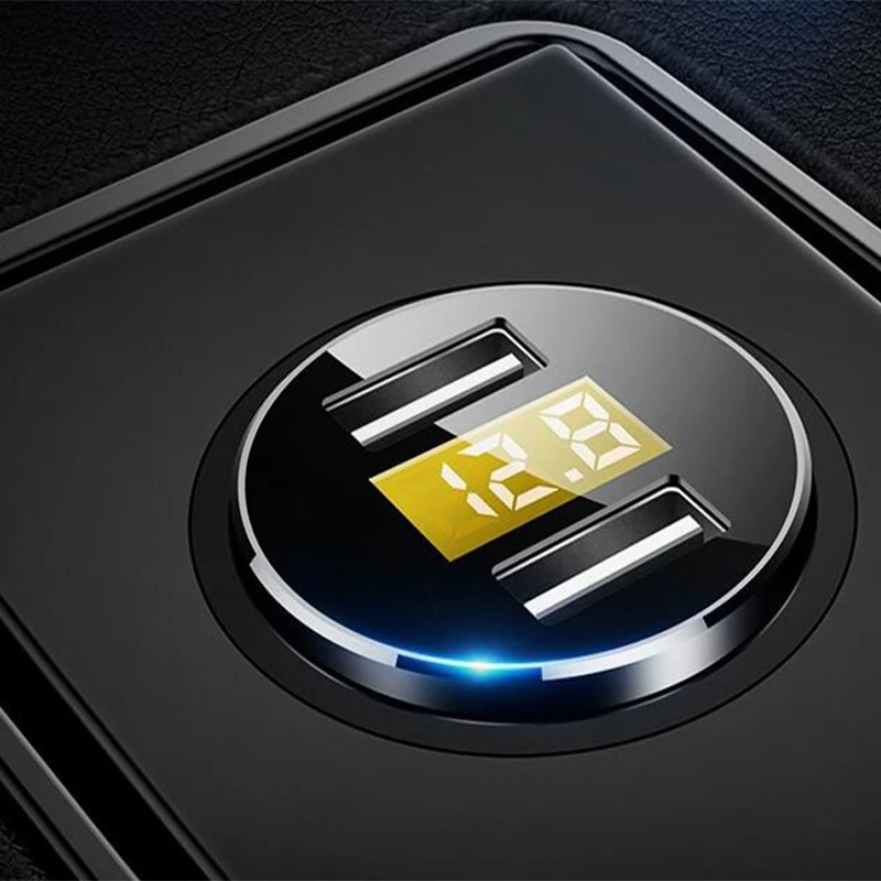 2 порта двойной USB адаптер питания прикуриватель автомобильное зарядное