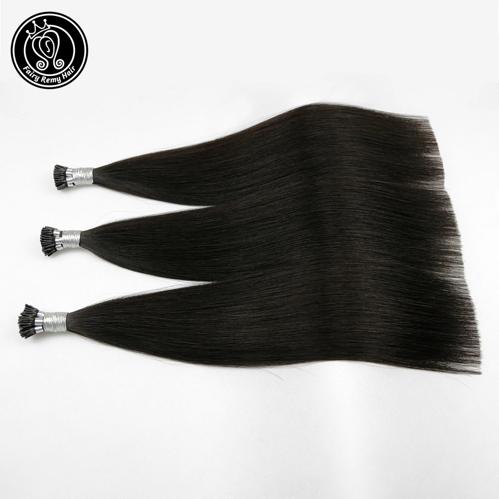 Сказочные волосы Remy 0 8 г/локон 16 дюймов настоящие Fusion с кератином наращивание