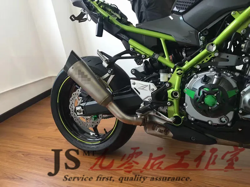 

For Kawasaki Z900 Motorcycle modified non - destructive straight mounted oblique carbon fiber exhaust pipe muffler