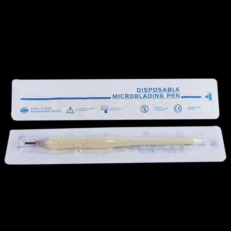 10 шт. одноразовые тату ручки для бровей и губ|permanent makeup tattoo|makeup tattoomicroblade tattoo pen |